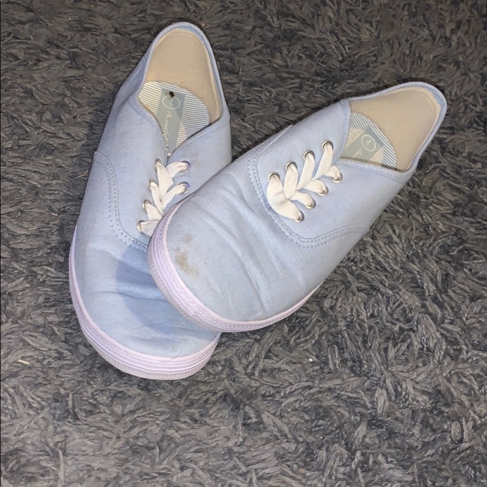 Blue flats
